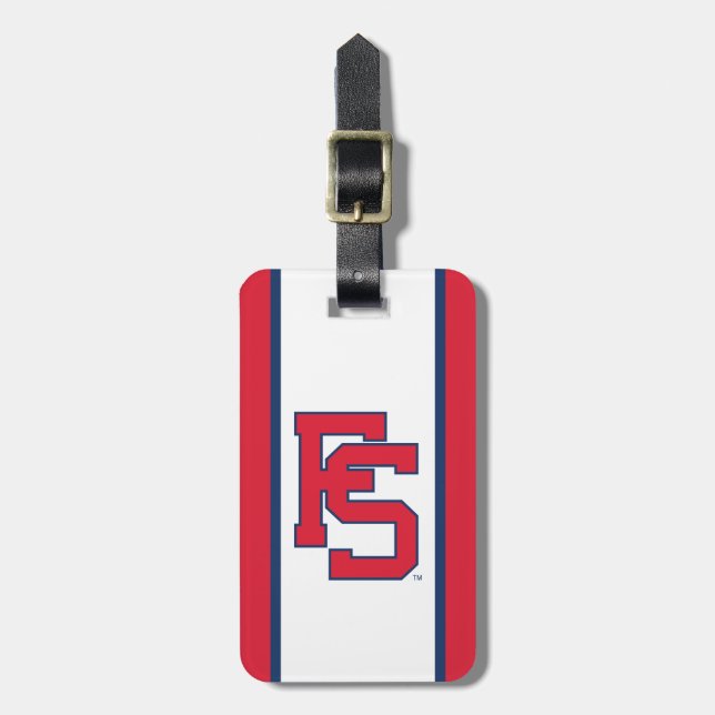 Fresno State Softball Luggage Tag (Front Vertical)