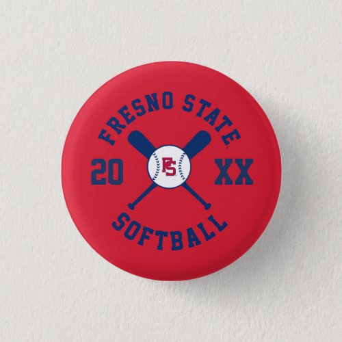 Fresno State Softball Pinback Button