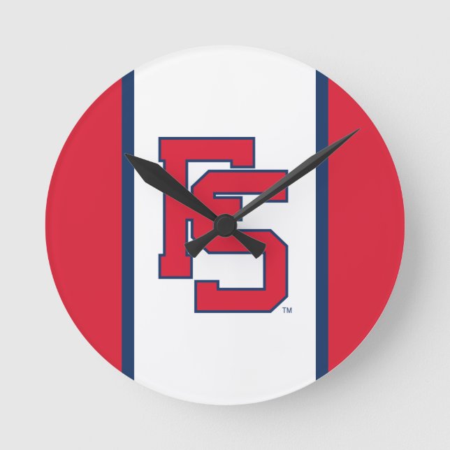 Fresno State Softball Round Clock (Front)