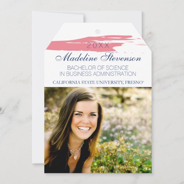 Fresno State University Graduation Announcement (Front)