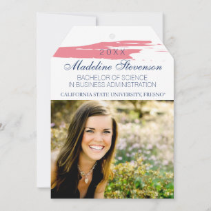 Fresno State University Graduation Announcement