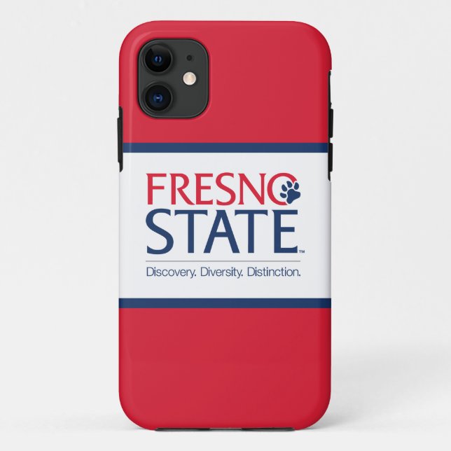 Fresno State University Slogan Case-Mate iPhone Case (Back)