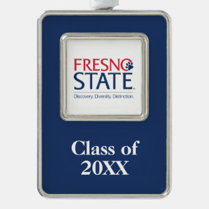 Fresno State University Slogan Christmas Ornament