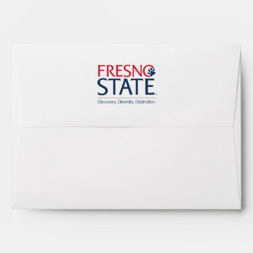 Fresno State University Slogan Envelope