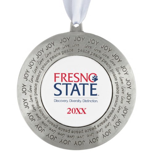 Fresno State University Slogan Ornament