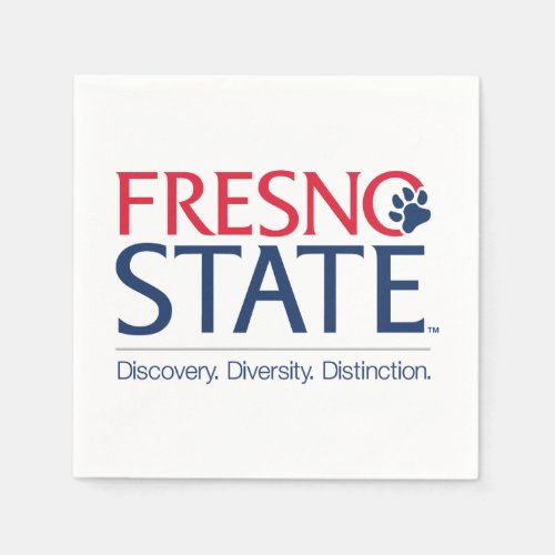 Fresno State University Slogan Paper Napkins