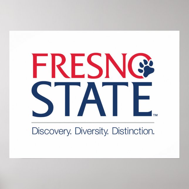 Fresno State University Slogan Poster (Front)