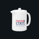 Fresno State University Slogan Teapot<br><div class="desc">Check out these official Fresno State products! Show off your Bulldog pride with these products that are customizable with your name, class year, and sport. Our CSU Fresno products are perfect for friends, family, students, alumni, and fans. Support your Fresno bulldogs with apparel, phone cases, housewares, and more on Zazzle.com!...</div>