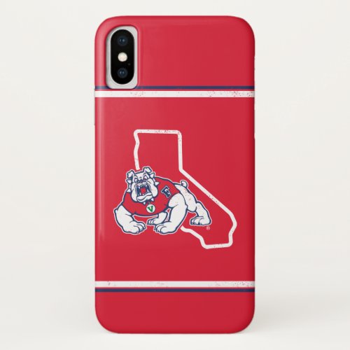 Fresno State  Vintage Bulldogs _ California iPhone X Case