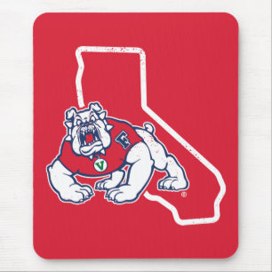Fresno State Vintage Bulldogs - California Mouse Pad