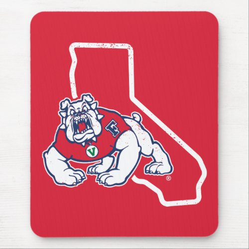 Fresno State  Vintage Bulldogs _ California Mouse Pad