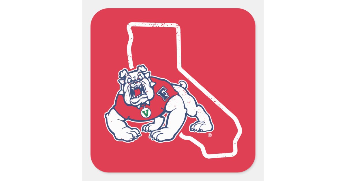 Fresno State Bulldogs 20'' x 20'' Retro Logo Circle Sign