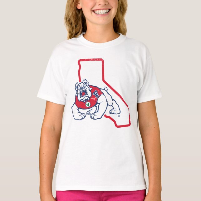 Fresno State | Vintage Bulldogs - California T-Shirt (Front)