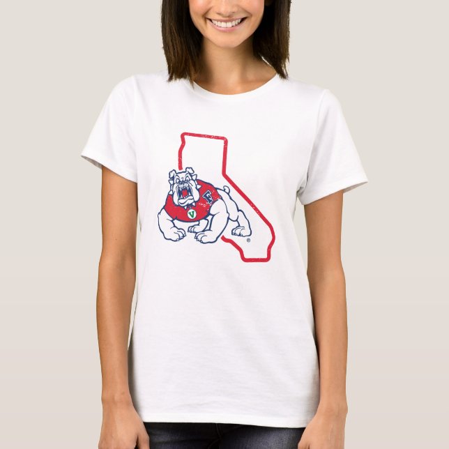 Fresno State | Vintage Bulldogs - California T-Shirt (Front)