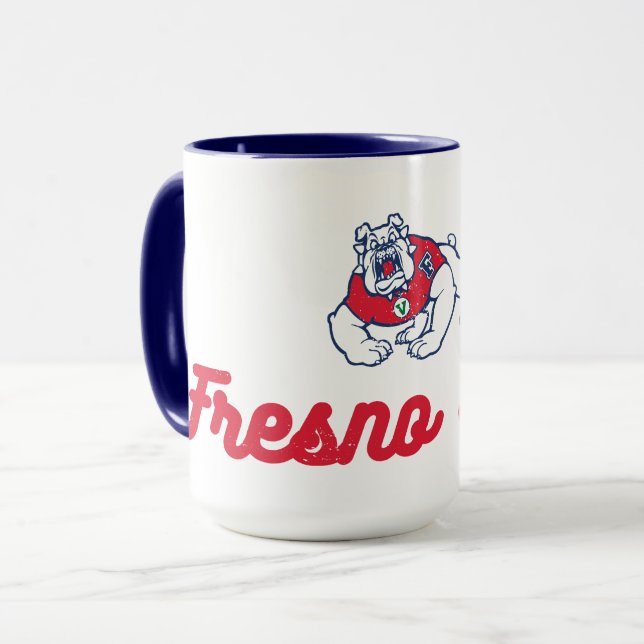 Fresno State | Vintage Script Logo Mug (Front Left)