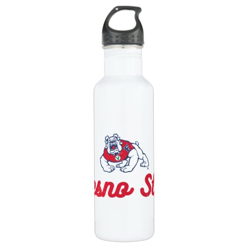 Fresno State  Vintage Script Logo Stainless Steel Water Bottle