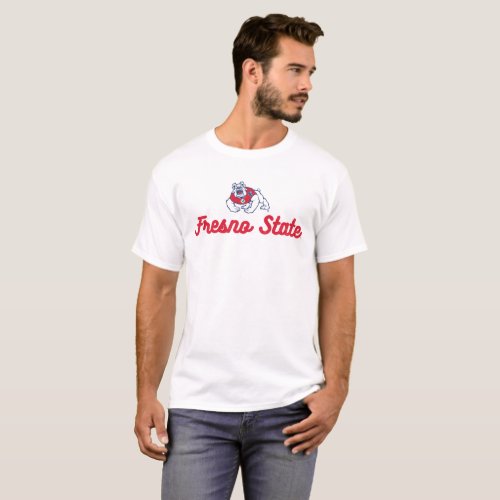 Fresno State  Vintage Script Logo T_Shirt