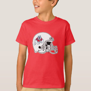 Fresno State White Helmet T-Shirt