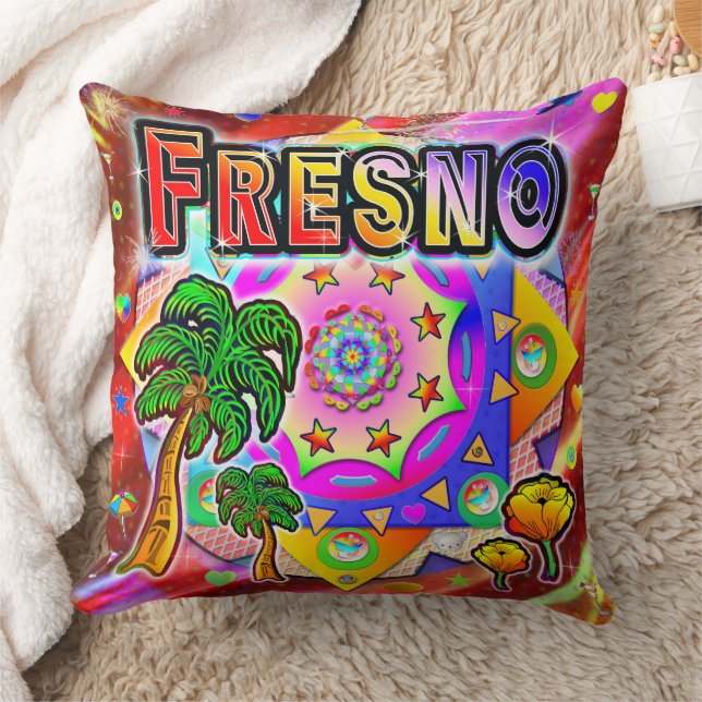 Fresno Tropical Friends Pillow (Blanket)