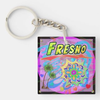 Fresno True Progress Keychain