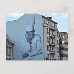 Fresque Paul Bocuse - Mur peint - Lyon Postcard
