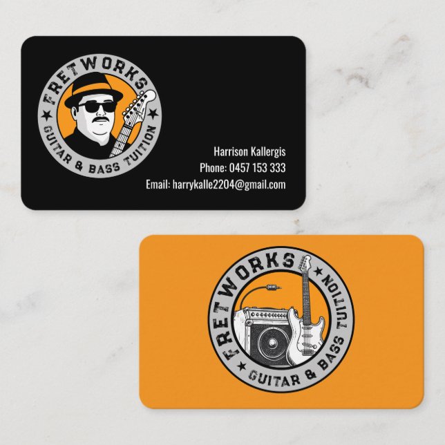 Fret Works - Business Card (Front/Back)
