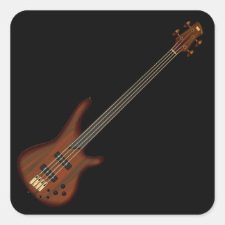 Bass Guitar Stickers | Zazzle