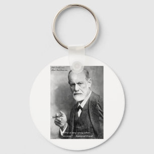 Freud Crazy Lovers Love Quote Gifts Cards Etc Keychain