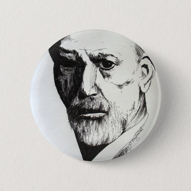 Freud Pinback Button (Front)