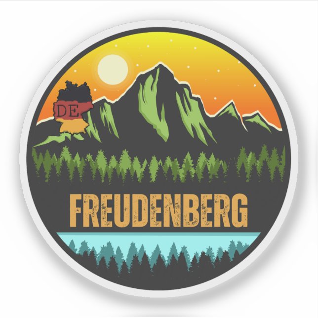 Freudenberg, Baden-Württemberg Germany Sticker (Front)