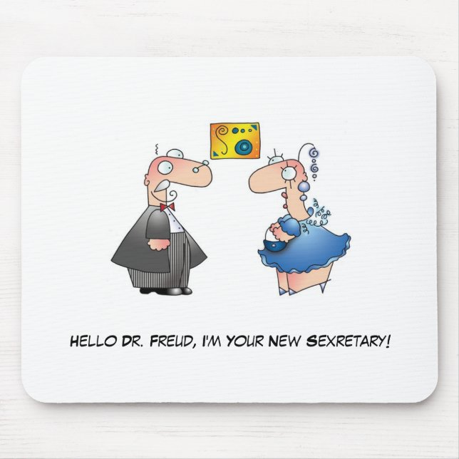 FREUDIAN SLIP by April McCallum Mouse Pad (Front)