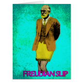 Freudian Slip Grunge Pop Art Meme Cards (Front)