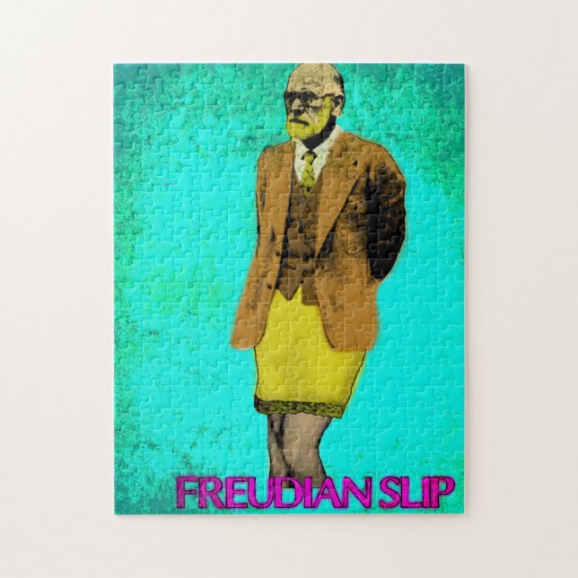 Freudian Slip Grunge Pop Art Meme Jigsaw Puzzle (Vertical)