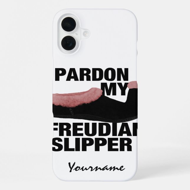 Freudian Slipper custom monogram phone cases (Back)