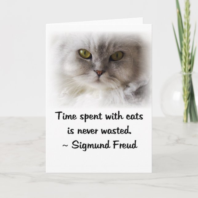 Freud's Cat Card (Front)