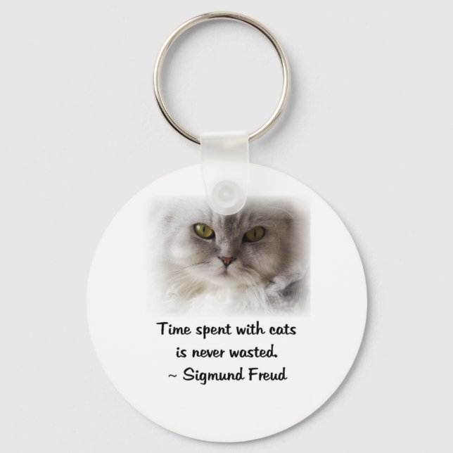 Freud's Cat Keychain (Front)