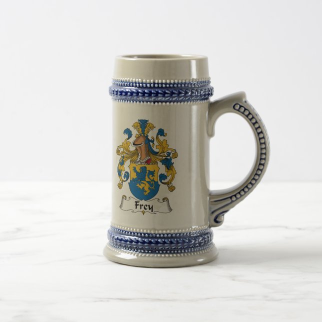 Frey Family Crest Beer Stein (Right)