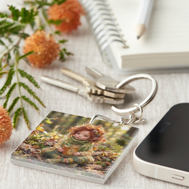 Freya Fall Elf Keychain (Front Right)