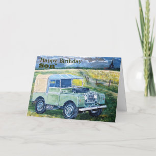 "FREYA" "Happy Birthday Son ", Card