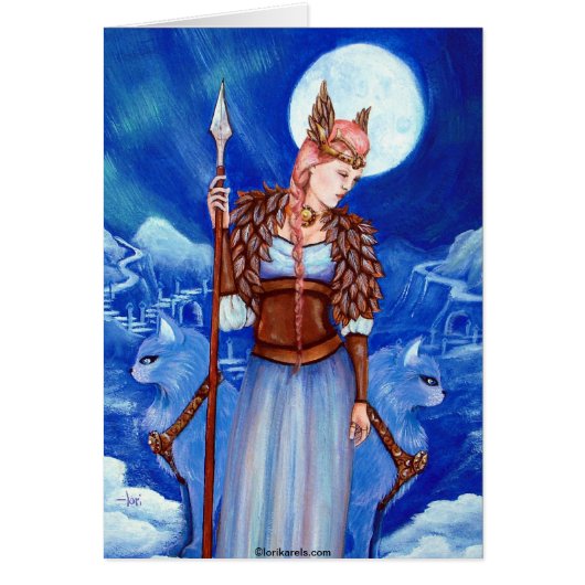 Freya Norse Goddess Cards (Front)