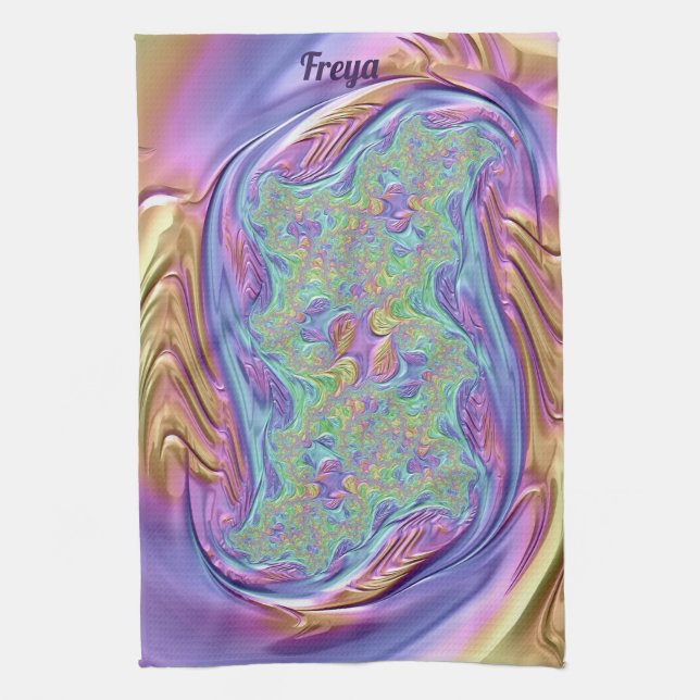 FREYA ~ Sumptious Pattern ~ ORIGINAL Design ~ Kitchen Towel (Vertical)