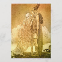 Freyja and Svipdag by John Bauer 1911