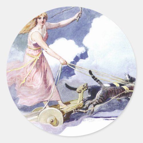 Freyja Classic Round Sticker