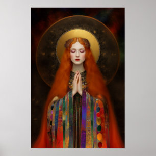 Freyja Goddess of Magic Love and Beauty Art Poster