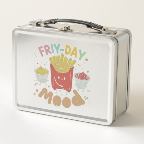 Fri_day Mood  Metal Lunch Box