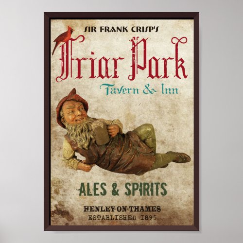 Friar Park Tavern  Inn Poster