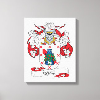 Frias Family Crest Canvas Print