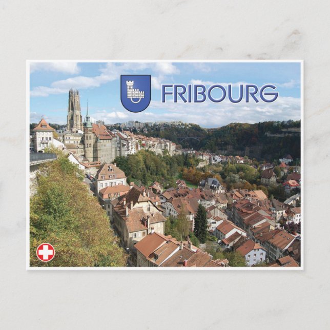 Fribourg - Switzerland Postcard (Front)