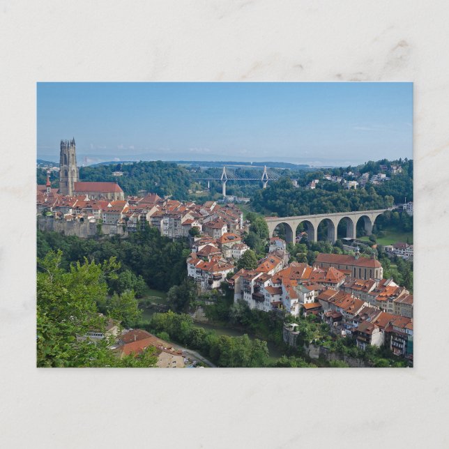 Fribourg Switzerland Postcard (Front)