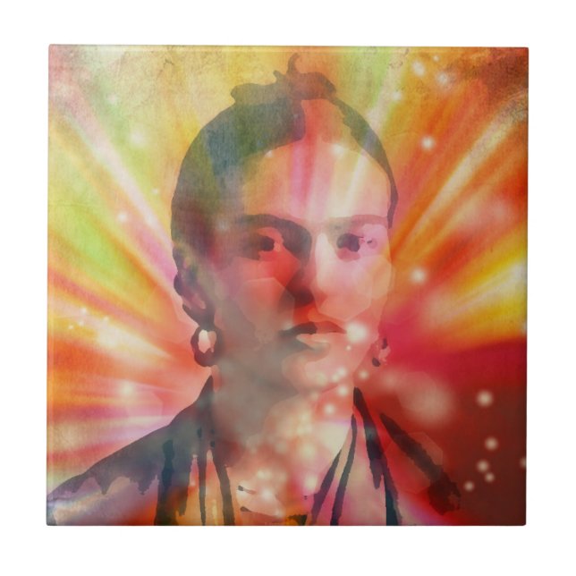 Frida Ceramic Tile (Front)